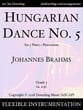 Hungarian Dance No. 5 Concert Band sheet music cover